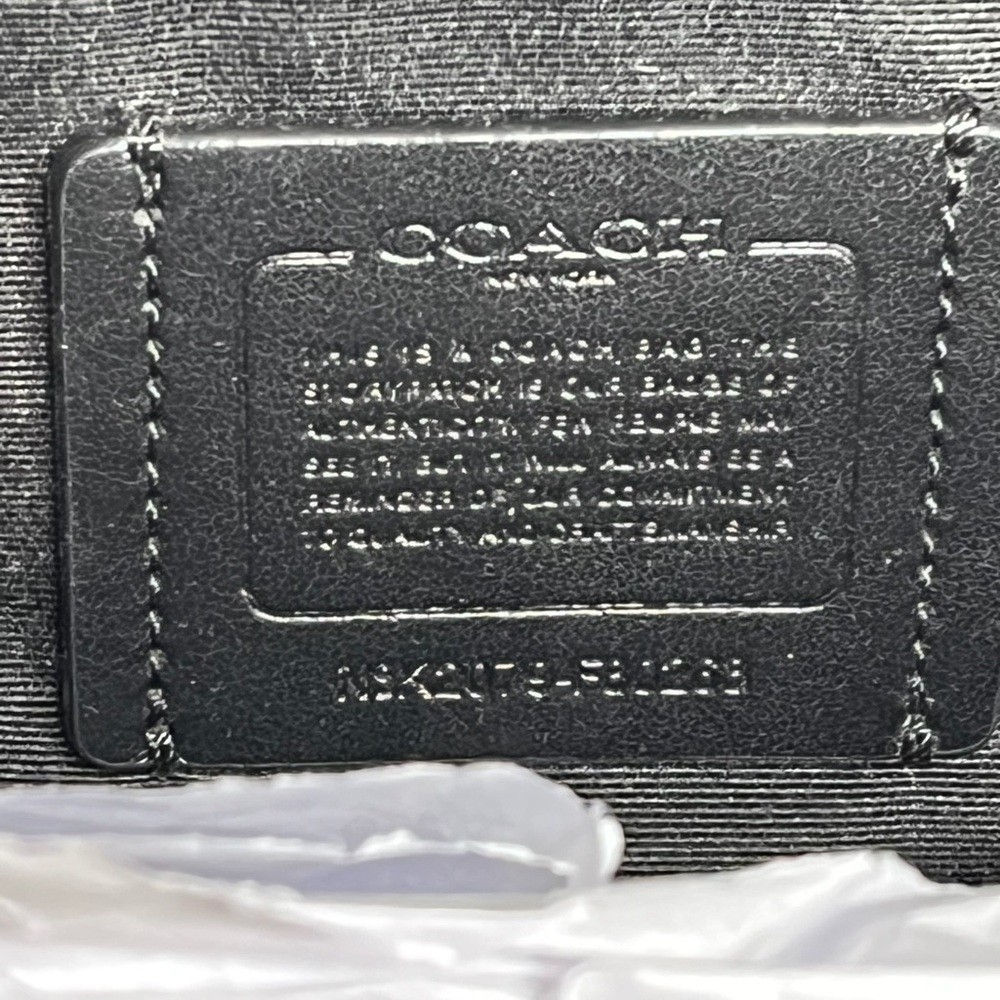 Coach Black Leather Shoulder Bag - Picture 4 of 16